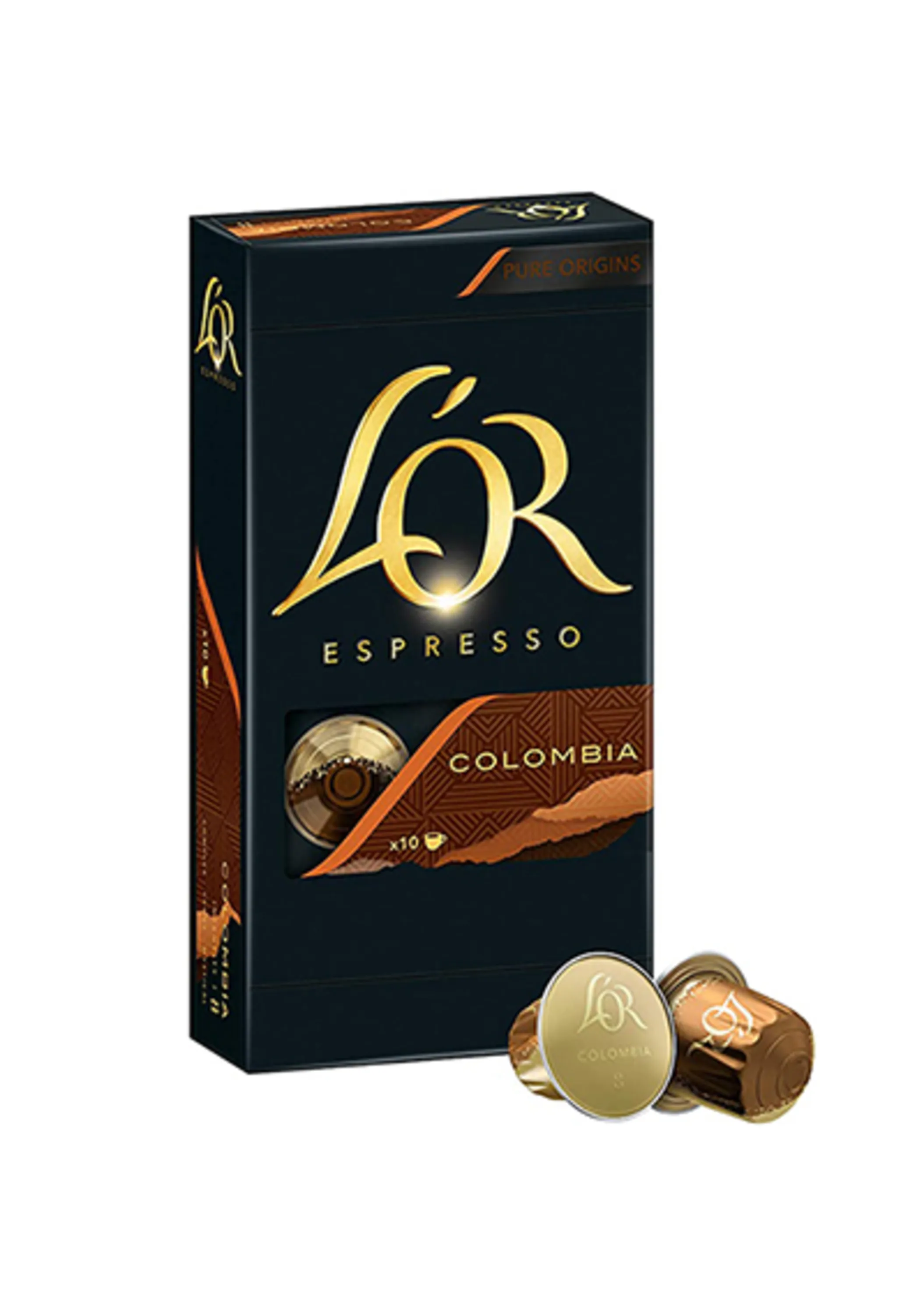 کپسول قهوه لور کلمبیا L'OR Colombia دارای غلظت 8 از 13